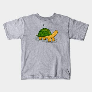 Dog Turtle Kids T-Shirt